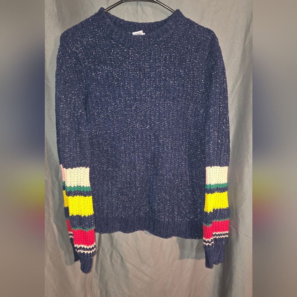Nordstrom Navy Textured Sweater
